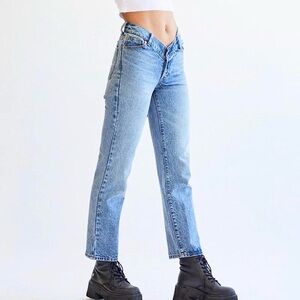 REVICE Sky Blue Straight Leg Jeans